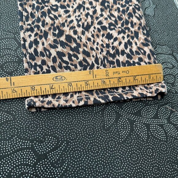 Terra & Sky Women's Plus Leopard Straight Leg Denim Jeans Size 22W Petite - Picture 10 of 11